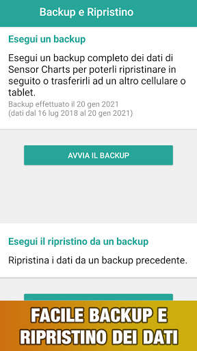 Sensor Charts: Sensori Telefono screenshot 8
