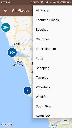 Goa Nearby - Goa Tourism / Tra screenshot 8