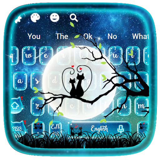 Moon Night Love Keyboard icon