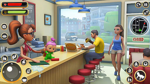 Single Mother Parent Life Game screenshot 2