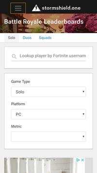 Fortnite Battle Stats - PS4, XBOX, PC screenshot 3