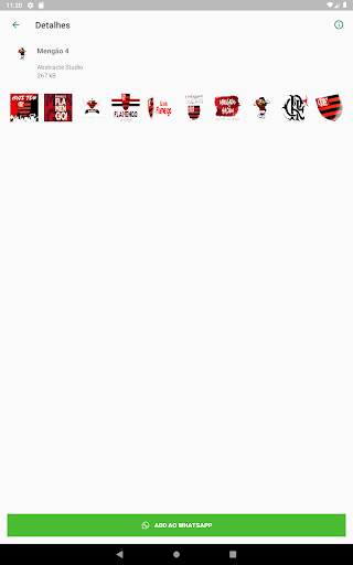 Flamengo Stickers 19 تصوير الشاشة