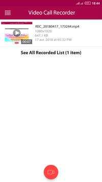 video call recorder for whats@pp 5 تصوير الشاشة