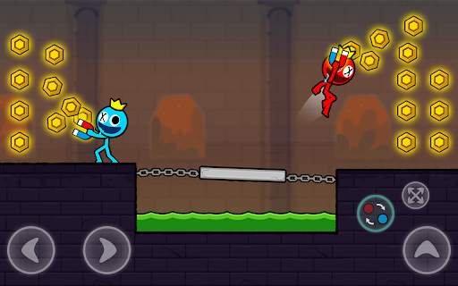 Red and Blue Stickman 2 screenshot 19