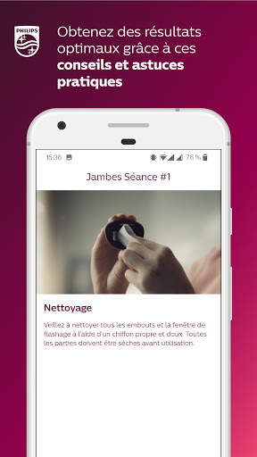 Philips Lumea IPL screenshot 3