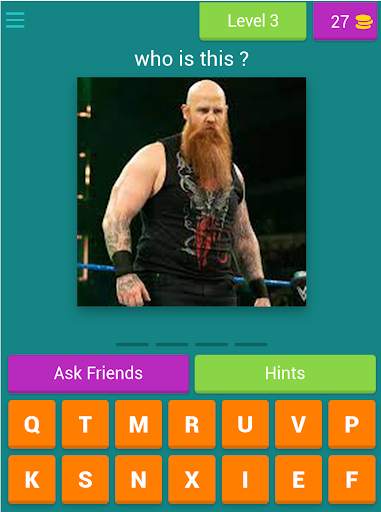 WWE Quiz game - Guess the wrestler स्क्रीनशॉट 12