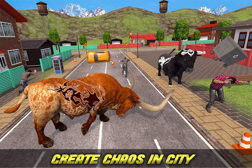 Flying Bull Rampage Attack and Shooting screenshot 18