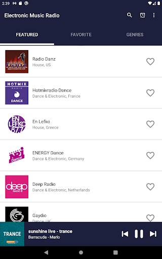 Electronic Music Radio 7 تصوير الشاشة