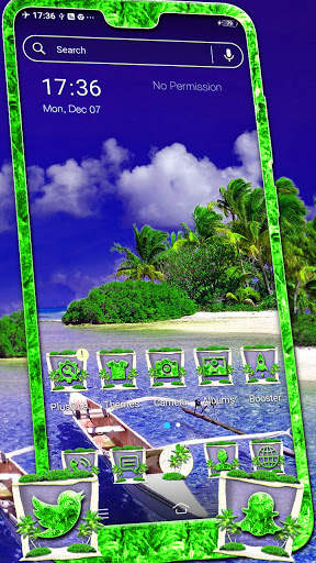 Sea Beach Boat Theme 1 تصوير الشاشة
