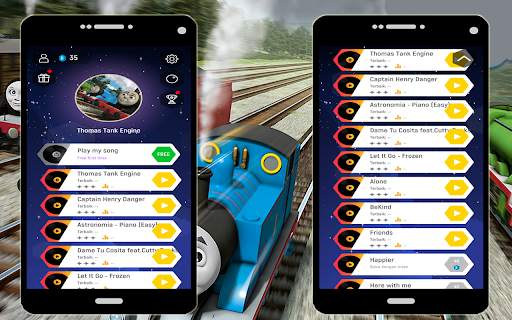 Tank Engine Thomas Magic Tiles Hop Music Edition screenshot 2