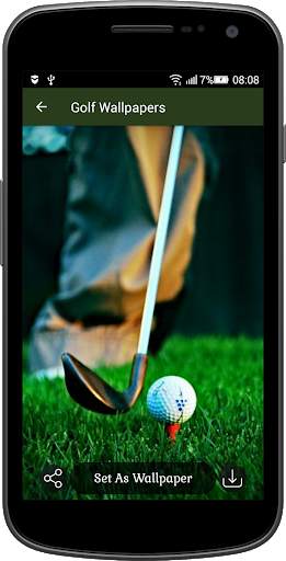 Golf Wallpapers 5 تصوير الشاشة