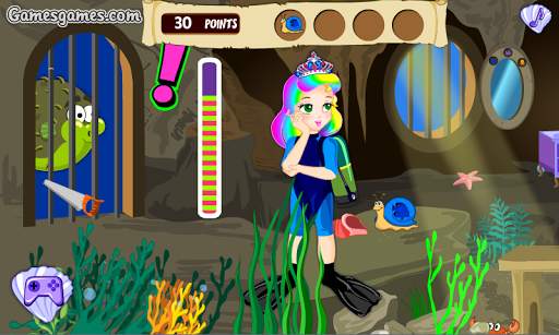 Underwater Escape - Girl Game screenshot 3