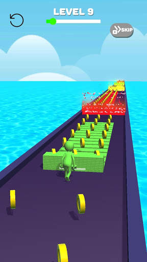 Tower Stack colors kick-Collect cubes tower run screenshot 2