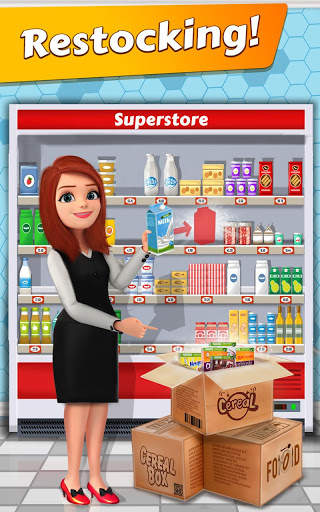 Supermarket Cash Register Sim: Girls Cashier Games screenshot 19