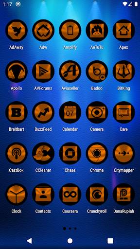 Oreo Orange Icon Pack screenshot 2