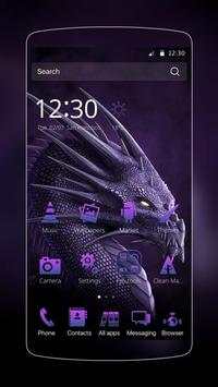 Purple Dragon Theme screenshot 1