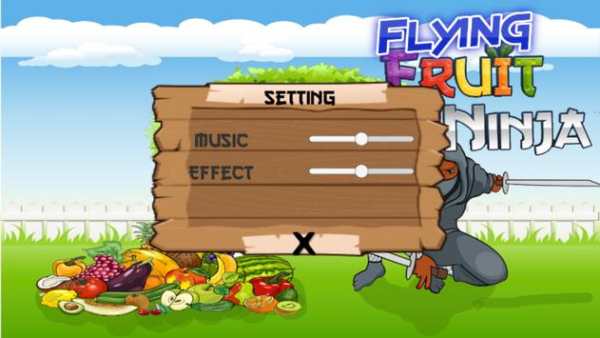 Flying Fruit Ninja screenshot 2