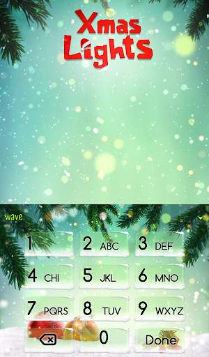 Xmas Lights Animated Keyboard   Live Wallpaper screenshot 5