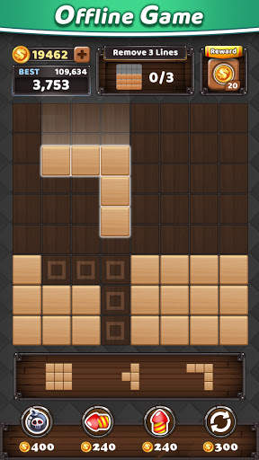 Block Puzzle King : Wood Block Puzzle 2 تصوير الشاشة