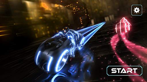 Neon Race - Light Bike Race screenshot 1
