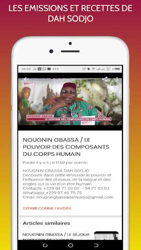 Sodjo TV : Dah Sodjo en direct screenshot 2
