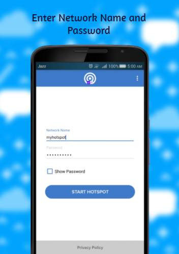 Share Mobile Internet - Portable Wifi Hotspot screenshot 1