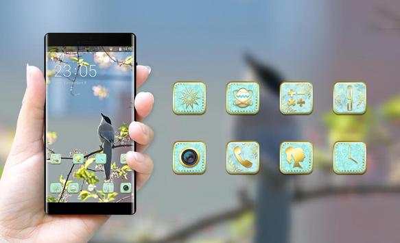 Look up to the sky beautiful bird theme screenshot 4