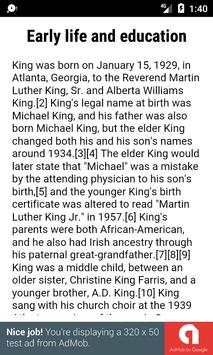Martin Luther King Biography screenshot 2