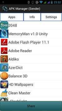 App Manager (Bluetooth Sender) screenshot 1