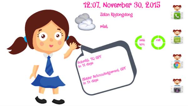 girlysh for Total Launcher screenshot 2