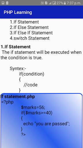 Php Learning screenshot 7