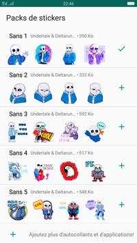 Stickers : Sans and Undertale for Whatsapp screenshot 3