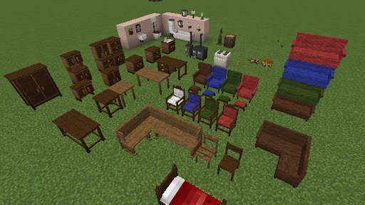 New Furniture Mod for Minecraft 2021 screenshot 1