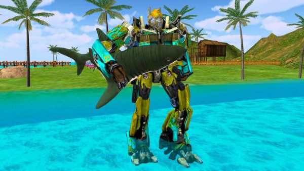 Mech Robot Shark Transform - Robot Wars Transform screenshot 3