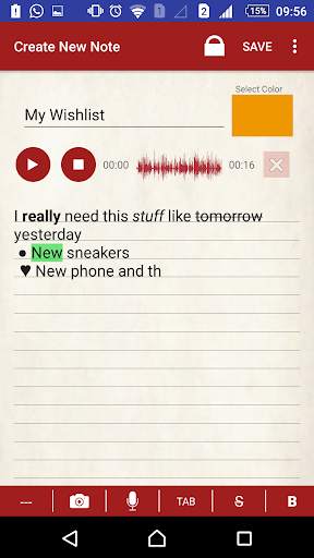 Dash Notes - Notes, Reminders and Checklists screenshot 3