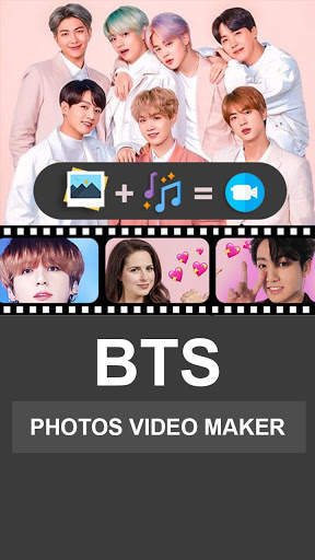 Bts Video Maker: Photo Slideshow With Music screenshot 1