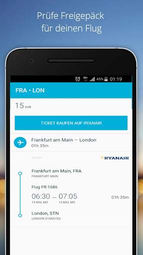 Billigflug App & Vergleiche günstige Flüge screenshot 3