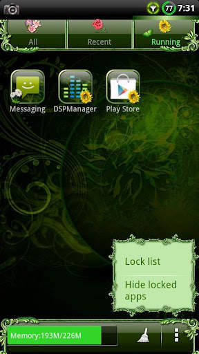 Nature v2 GO Launcher EX Theme screenshot 3