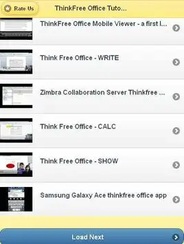 ThinkFree Tutorials screenshot 2