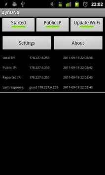 Dynamic DNS client screenshot 1