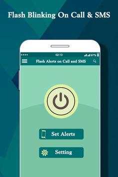 Flashlight Blinking Alert on Call & SMS screenshot 1