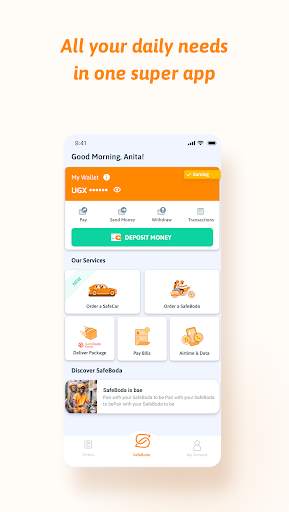 SafeBoda with SafeCar screenshot 1