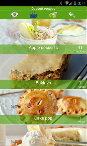 Dessert recipes screenshot 1