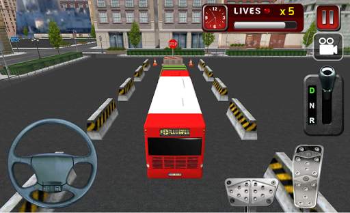 3D bas letak kereta simulator screenshot 6