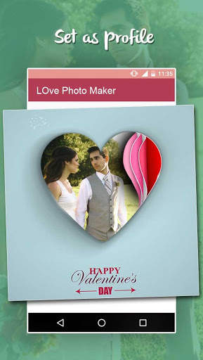 Valentine Day Photo Frame screenshot 6