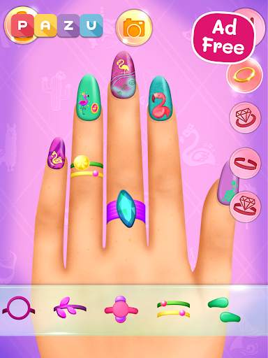 Nail Art Salon - Manicure & jewelry games for kids screenshot 9