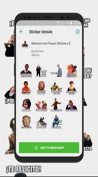 WAStickerApps - Memes Frases Sticker para WhatsApp screenshot 1