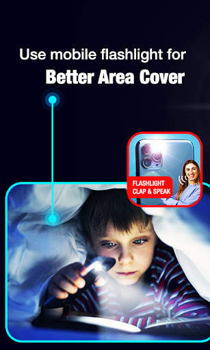 Flashlight : Clap & Speak screenshot 1
