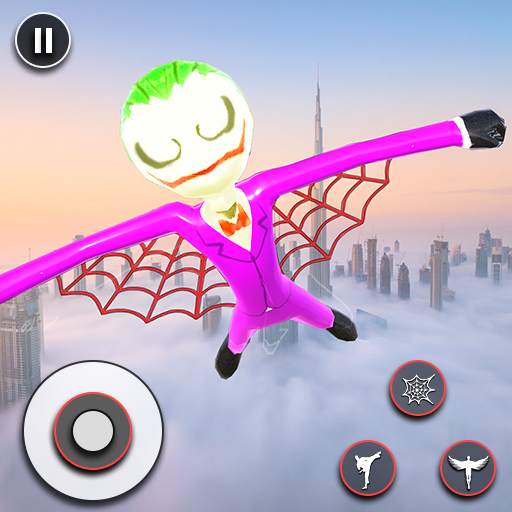 spider stickman Rope hero game 1.0