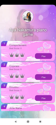 Aya Nakamura piano game 2021 screenshot 4